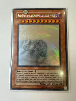 YUGIOH Red Dragon Archfiend/Assault Mode Ghost Rare UNL Edition CRMS-EN004 - Image 1