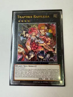 YUGIOH Traptrix Rafflesia Ultimate Rare OP13-EN003 - Image 1