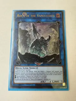 YUGIOH Rock of the Vanquisher Ultimate Rare OP24-EN002 - Image 1