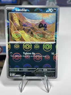 Sandile - Pokemon TCG Black Bolt (Poke Ball Reverse Holo) Pokemon Card 057/086 - Image 1