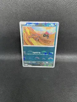 Sandile - Pokemon TCG Black Bolt (Poke Ball Reverse Holo) Pokemon Card 057/086 - Image 1