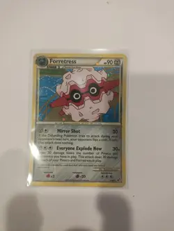 Forretress 3/90 Holo Rare Undaunted HGSS Pokemon Card - Image 1
