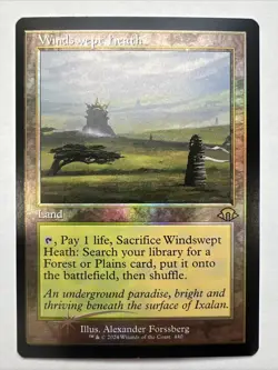 MTG Windswept Heath (Retro Frame Foil) Modern Horizons 3 NM - Image 1