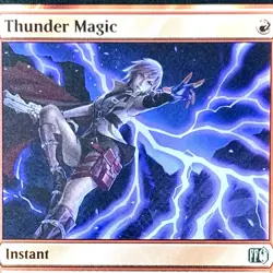 Thunder Magic - Reg - MTG - Final Fantasy - FIN - 0165 - COMMON ~ NM - Image 1