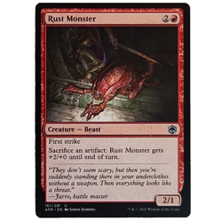 x4 Rust Monster AFR MTG M/NM Playset Uncommon Red Creature Beast Adventures TCG - Image 1