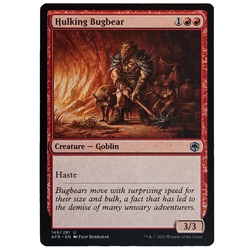 x4 Hulking Bugbear AFR MTG M/NM Playset Uncommon Red Creature Goblin Adventures - Image 1