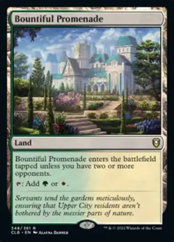 [MTG] Bountiful Promenade (348) (CLB) NM - Image 1