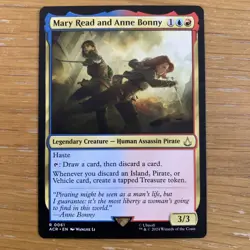 MTG Assassins Creed - Mary Read and Anne Bonny Rare Magic The Gathering - Image 1