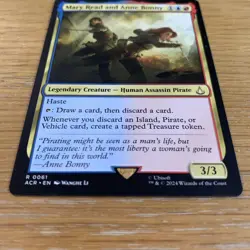 MTG Assassins Creed - Mary Read and Anne Bonny Rare Magic The Gathering - Image 3
