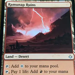 MTG Ramunap Ruins Hour of Devastation Near Mint Magic The Gathering Card - Image 2