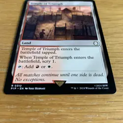 MTG Temple of Triumph [Fallout] Near Mint Magic The Gathering Rare Card - Image 3