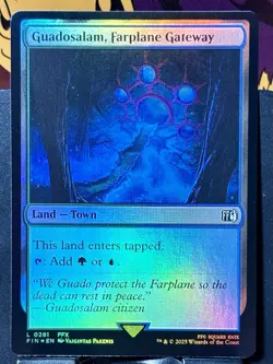 Guadosalam, Farplane Gateway - FOIL - MTG - FIN - 0281 - LAND ~ NM - Image 3
