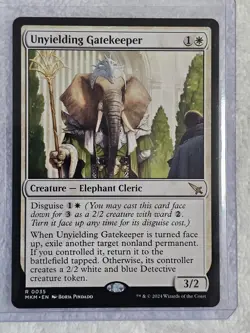 MTG Unyielding Gatekeeper #35 Murders at Karlov Manor Card Rare NM - Image 5