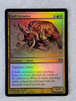 MTG Bull Cerodon FOIL #161 Alara Reborn (ARB) 2009 Magic Card U NM - Image 2