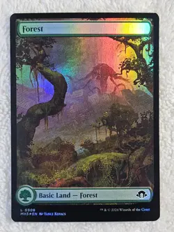 MTG Forest FOIL - Modern Horizons 3 #308 Magic Gathering Card LAND NM - Image 2