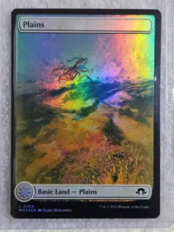 MTG Plains FOIL - Modern Horizons 3 #304 Magic Gathering Card LAND NM - Image 4