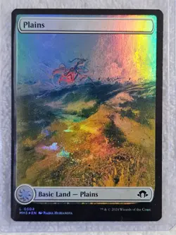 MTG Plains FOIL - Modern Horizons 3 #304 Magic Gathering Card LAND NM - Image 5
