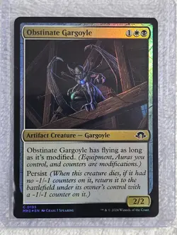 MTG Obstinate Gargoyle FOIL - Modern Horizons 3 #195 Magic Gathering Card NM - Image 4