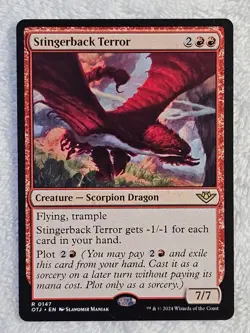 MTG Stingerback Terror Outlaws of Thunder Junction (OTJ) #147 Card Rare NM - Image 2