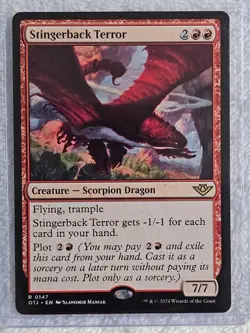 MTG Stingerback Terror Outlaws of Thunder Junction (OTJ) #147 Card Rare NM - Image 4