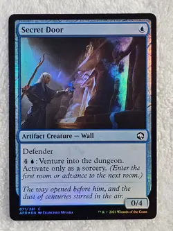 MTG Secret Door FOIL #71 Adventures in the Forgotten Realms Magic Card NM - Image 2