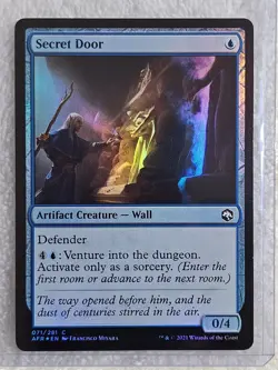 MTG Secret Door FOIL #71 Adventures in the Forgotten Realms Magic Card NM - Image 4