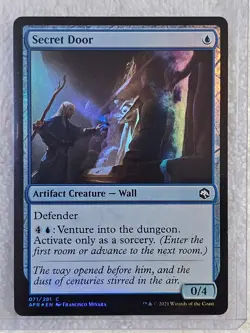 MTG Secret Door FOIL #71 Adventures in the Forgotten Realms Magic Card NM - Image 5
