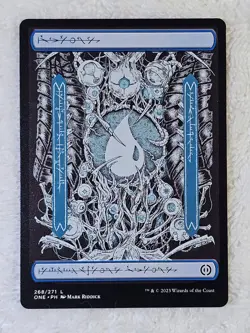 MTG Island #268 Full Art Phyrexia All Will Be One 2023 Magic Card Land NM - Image 2