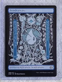 MTG Island #268 Full Art Phyrexia All Will Be One 2023 Magic Card Land NM - Image 4