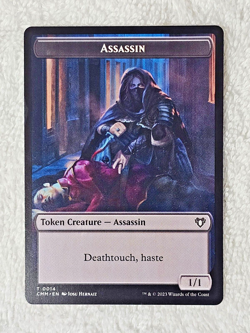 MTG Eldrazi Scion - Assassin Double-Sided Token - Commander Masters #2/14 T NM - Image 2
