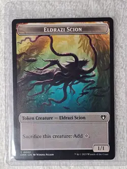 MTG Eldrazi Scion - Assassin Double-Sided Token - Commander Masters #2/14 T NM - Image 5