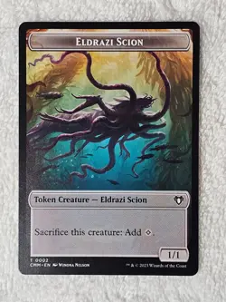 MTG Eldrazi Scion - Assassin Double-Sided Token - Commander Masters #2/14 T NM - Image 3