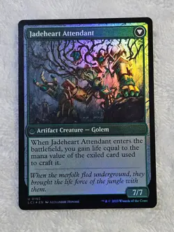 MTG Jade Seedstones FOIL #195 The Lost Caverns of Ixalan Magic Card U Near Mint - Image 4