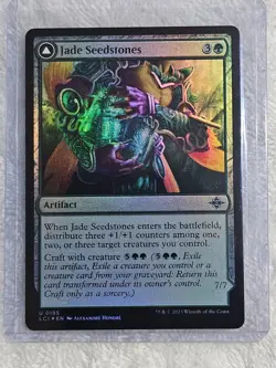 MTG Jade Seedstones FOIL #195 The Lost Caverns of Ixalan Magic Card U Near Mint - Image 5