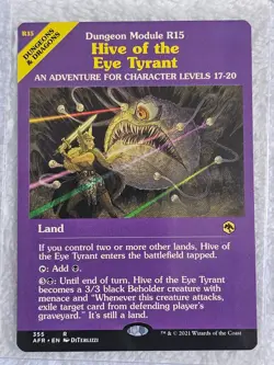 MTG Hive of the Eye Tyrant Dungeon Module 355 Adventures in the Forgotten Realms - Image 4
