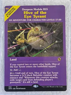 MTG Hive of the Eye Tyrant Dungeon Module 355 Adventures in the Forgotten Realms - Image 5
