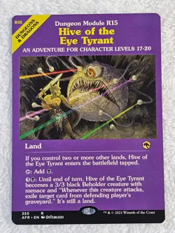 MTG Hive of the Eye Tyrant Dungeon Module 355 Adventures in the Forgotten Realms - Image 2