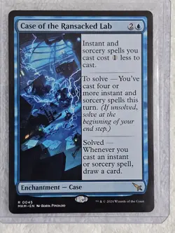 MTG Case of the Ransacked Lab #45 Murders at Karlov Manor Card Rare NM - Image 4