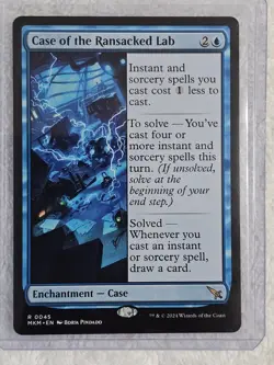 MTG Case of the Ransacked Lab #45 Murders at Karlov Manor Card Rare NM - Image 5