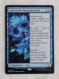 MTG Case of the Ransacked Lab #45 Murders at Karlov Manor Card Rare NM - Image 1