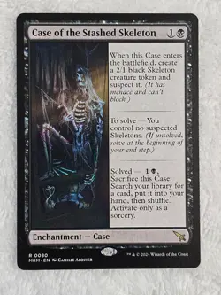 MTG Case of the Stashed Skeleton #80 Murders at Karlov Manor Magic Card Rare NM - Image 2