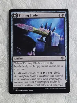 MTG Tithing Blade #128 The Lost Caverns of Ixalan Magic Card Near Mint - Image 1