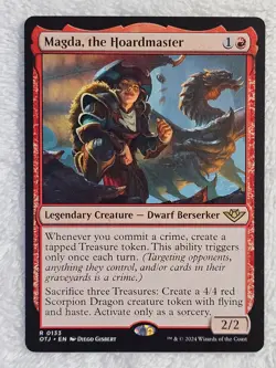 MTG Magda, the Hoardmaster Outlaws of Thunder Junction (OTJ) #133 Card Rare NM - Image 2