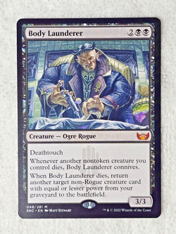 MTG Body Launderer #68 Streets of New Capenna Magic Gathering Card Mythic NM - Image 2