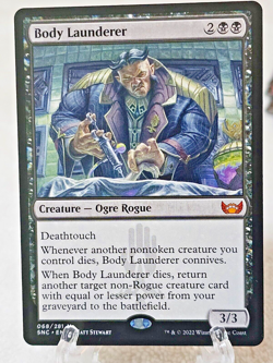 MTG Body Launderer #68 Streets of New Capenna Magic Gathering Card Mythic NM - Image 1