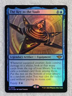 MTG The Key to the Vault FOIL - Outlaws of Thunder Junction (OTJ) #54 Rare NM - Image 2