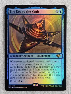 MTG The Key to the Vault FOIL - Outlaws of Thunder Junction (OTJ) #54 Rare NM - Image 1