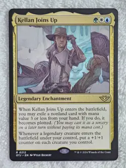 MTG Kellan Joins Up Outlaws of Thunder Junction (OTJ) #212 Magic Card Rare NM - Image 1