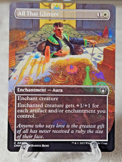 MTG All That Glitters (Borderless) Commander Masters #622 Magic Card NM - Image 1