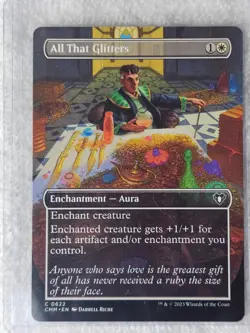 MTG All That Glitters (Borderless) Commander Masters #622 Magic Card NM - Image 4